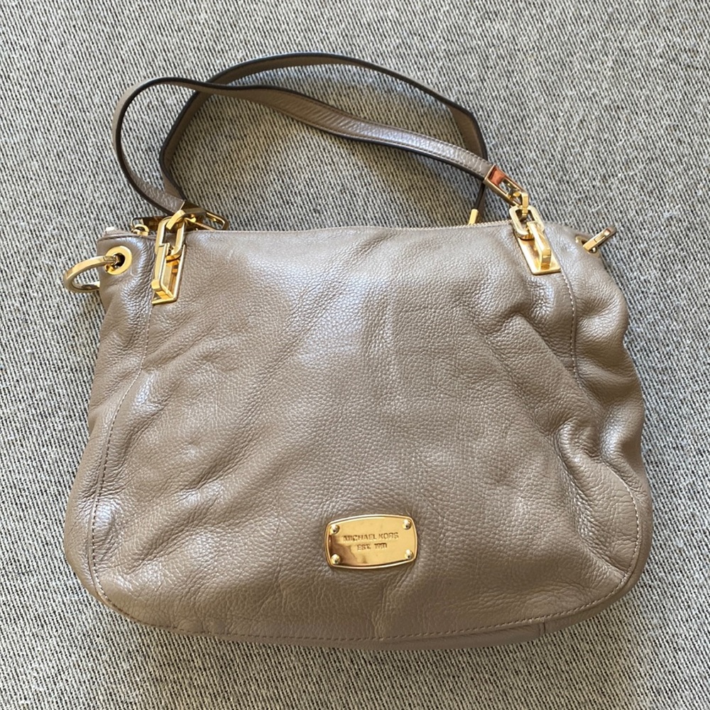 Taupe Michael Kors bag